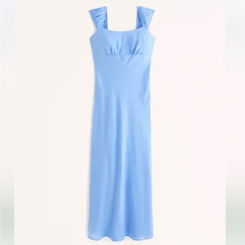 Blue Maxi Slip Dress